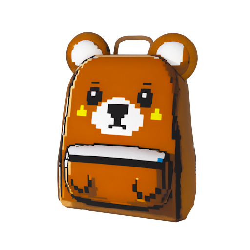 design - Cute animal brown be by Salsabeel