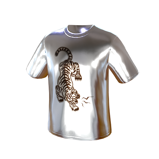 design - Steel Tiger Shirt  by Professor