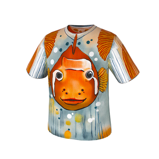 design - swimming clownfish by aadi