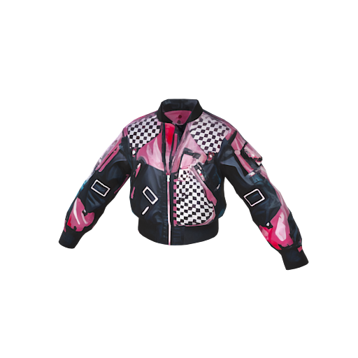 Design black and pink jacke
