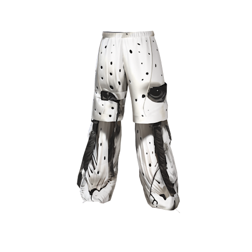 Design Black with white mar