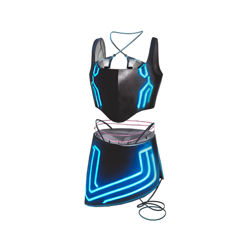 Design use black and neon b