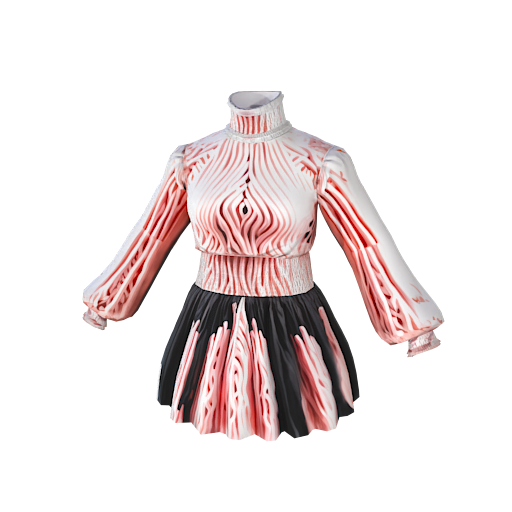 Design Pink Black White