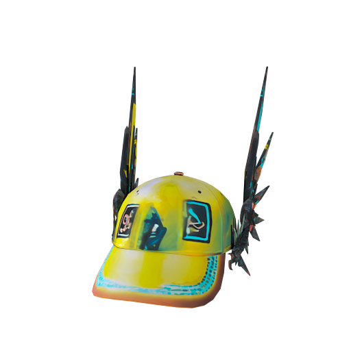 Design a cap with  a neon h