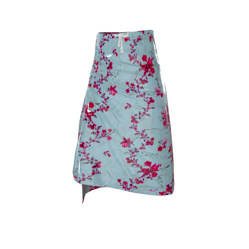 Design blure floral  skirt