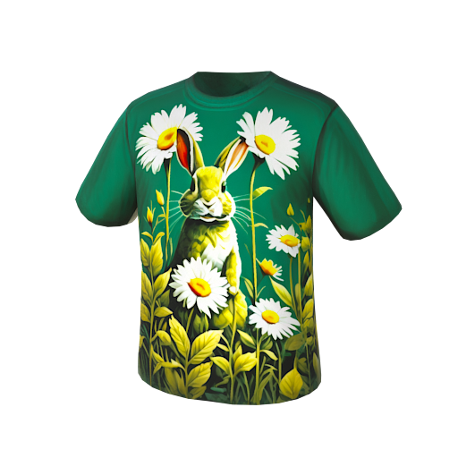 Design Camiseta verde de ma