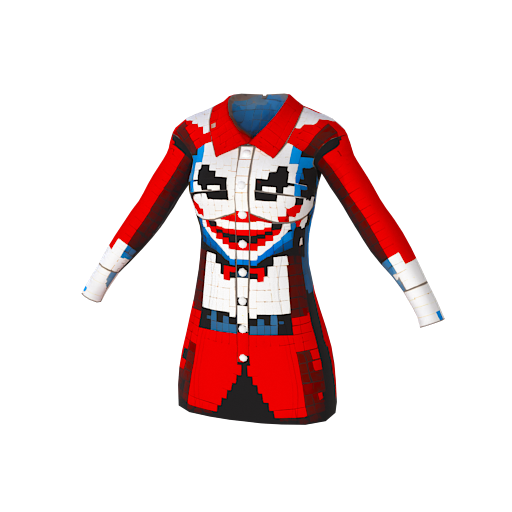 Design Red white villain Jo