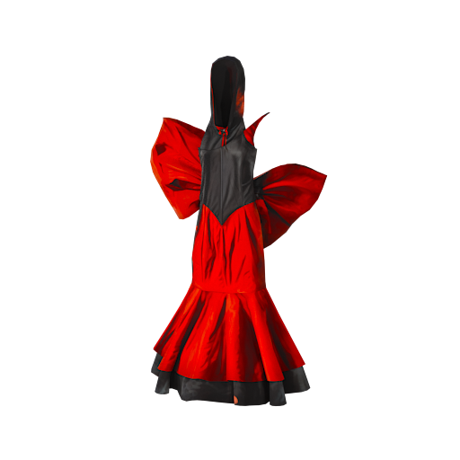 Design red and black 
devil