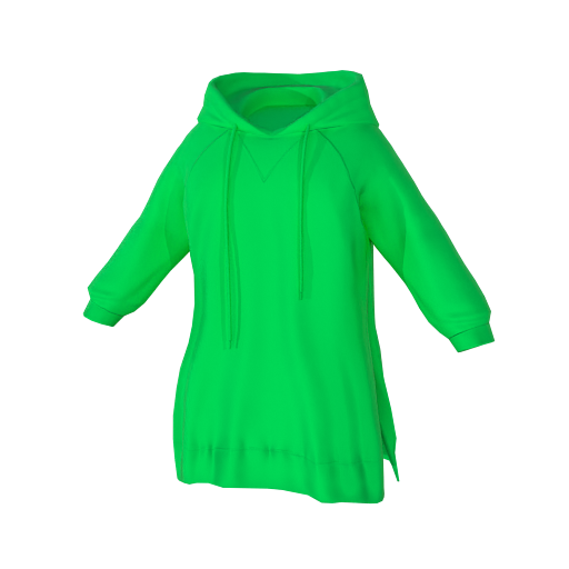 Design Green Hoodie Dress