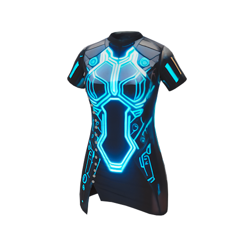 design - Blue neon futuristic by YoGirlYorkabiel