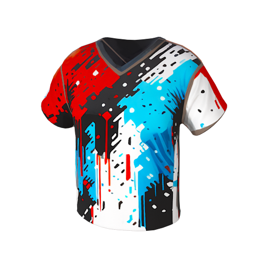 design - Crop top black red a by Genie