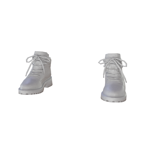 Design White leather shoes