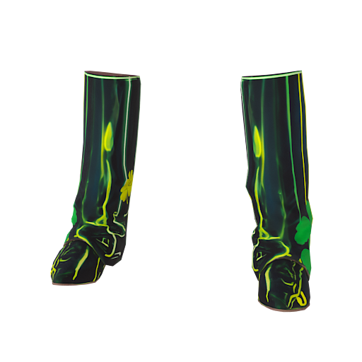 Design Neon Bright green li