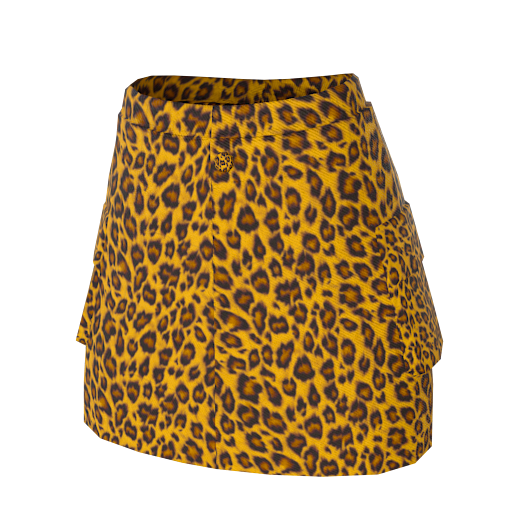 Design animal print skirt