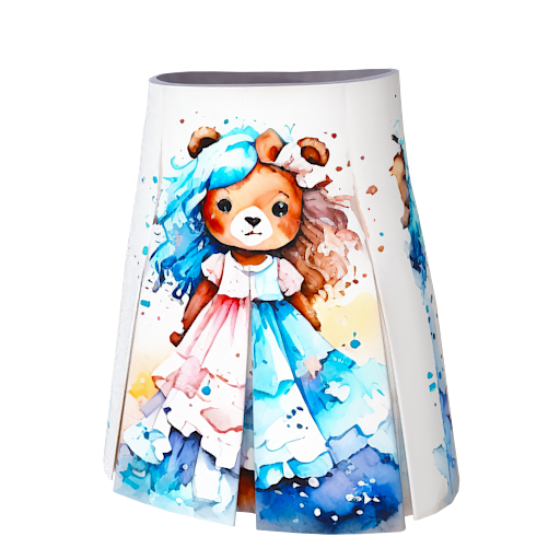 Design make a cute bear whi
