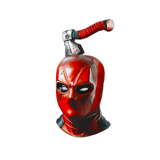 Design Deadpool mask with a