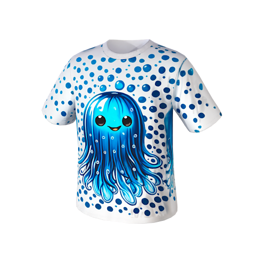 Design A white shortsleeved