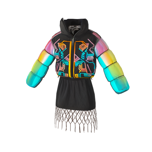 Design black dress with man