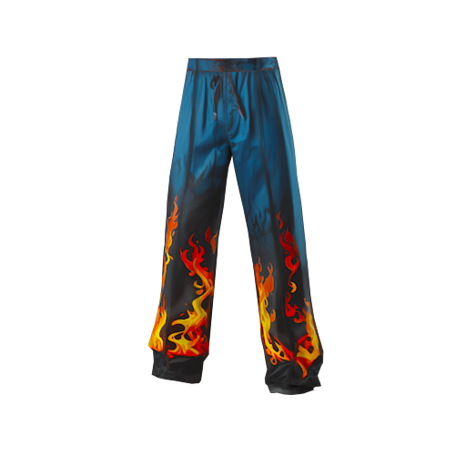 design - black and fire pants by Kaiv2
