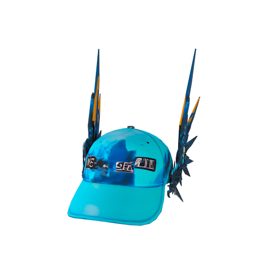 design - Blue Cyber Mecha Cap by Periastron